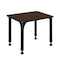 Regency Adjustable Height Classroom School Desk, 26 in W X Wood, Metal, Neo Walnut RSD18526NW - alternate 6