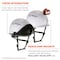 Ergodyne Type II Safety Helmet Class C, White 8977 - alternate 9