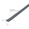 Zoro Select Foam Seal, 17 ft., Gray, Foam 2RRE7 - alternate 6