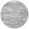Homeroots 8' Silver And Gray Round Abstract Washable Indoor Outdoor Area Rug 610446 - alternate 7