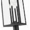Z-Lite Nova 4 Light Outdoor Post Mounted Fixture, Black/Clear, 12 In W x 122.25 In H 5018PHBR-5010P-BK - alternate 6
