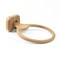 Homeroots Natural Solid Teak Wood Wall Mount Towel Ring 475861 - alternate 8