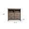 Homeroots 42in Brown Solid Wood Open Shelving TV Stand 404276 - alternate 3