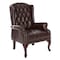 Office Star Products TEX Collection Traditional Queen Anne Style Chair, Royal Cherry TEX234-JT4 - alternate 1