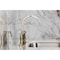 Kingston Brass Bridge Kitchen Faucet with Brass Sprayer, Polished Brass KS8262DLBS - alternate 6