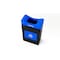 Commercial Zone Products Avante Series 30 Gallon Shallow Black Recycling Container w/ Open Top 7873S104A - alternate 5