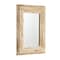 Homeroots 39" Natural Distressed Wood Framed Accent Mirror 484996 - alternate 5