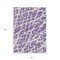 Homeroots 3' X 5' Purple and White Abstract Washable Non Skid Indoor Outdoor Area Rug 559310 - alternate 8