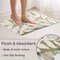 Lavish Home 2PC Bathroom Rug Set 100% Cotton Bath Mats w/ Textured Botanical Leaf Print for Boho Bathroom Decor ST-BATH5-BS - alternate 9