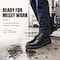 Handpoint Mens Soft Toe Work Shoes-Water Resistant Full Grain Leather Safety Shoes, 8.5 H82102D-8.5 - alternate 4