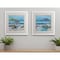 Homeroots Set of Two Blue Day At The Beach Square Framed Art, 2PK 476042 - alternate 3