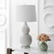 Jonathan Y Thatcher 28.25" Contemporary Transitional Ceramic LED Table Lamp, Cream JYL8019A - alternate 7