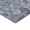Homeroots 8' X 10' Navy Blue And Sky Blue Damask Washable Indoor Outdoor Area Rug 588145 - alternate 9