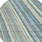 Homeroots 8' Sky Blue Beige And Tan Round Striped Washable Indoor Outdoor Area Rug 615009 - alternate 8