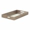 Homeroots 16in Gray Rectangular Wood Handmade Tray With Handles 483292 - alternate 6