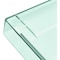 Acrimet Stackable Letter Tray Front Load Letter Size Document Organizer Plastic Clear Green 1 Unit 211.5 - alternate 7