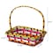 Wickerwise Vibrant Wicker Gift Basket - Versatile Woven Basket with Handle for Easter Candy, Fruit,  QI004722 - alternate 8