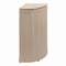 Happimess Chloe 15.56-Gallon All-Weather Wicker/Metal Corner Hideaway Outdoor Trash Can, Light Pink/White HPM1200D - alternate 11