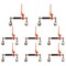 Mytee Products 8PK 3/8in-1/2in Folding Handle Ratchet Load Binder w/ Grab Hook 12,000 lb WLL, 8PK CBRS-FH38-SOx8 - alternate 1