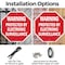 Signmission Warning Protected by Electronic Sur, 6 inch X 6 inch, Plastic Sign, 2PK OC-P-2PACK-6-338 - alternate 7