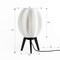 Jonathan Y Wavy 16.5 in. Modern Contemporary Plant-Based PLA 3D Printed Dimmable LED Table Lamp, White/Black USA1000A - alternate 9