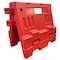 Electriduct 23inH x 31inL Stackable Water Filled Traffic Barrier, Red, 1 Piece TC-EZ-WFB-STACK-MED-RD - alternate 3