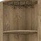 Homeroots 18in Natural Corner Bar Cabinet With Eleven Shelves 488499 - alternate 7