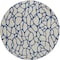 Homeroots 8' Beige And Blue Round Geometric Washable Indoor Outdoor Area Rug 599174 - alternate 7