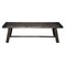 Homeroots 60" Gray And Dark Brown Distressed Wood Dining Bench 524059 - alternate 5