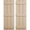 Ekena Millwork Rustic Three Board Joined Board-n-Batten Rough Sawn Faux Wood Shutters, 16 1/2W x 84H, PR SHUBJS16X84RSPR - alternate 1