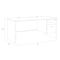 Hirsh Desk Pedestal, 30 in D X 29 1/2 in H, 66 in W X Steel, Black/Walnut 20537 - alternate 3
