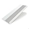 Waterlock Micromesh Flat Aluminum/SS Gutter Guard, White, 25ft WM-FLT-025-WHT - alternate 1
