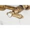 Kingston Brass Two-Handle Wall Mount Bridge Kitchen Faucet, Antique Brass KS2443BAL - alternate 6