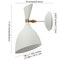 Jonathan Y Josef 10" Iron Retro LED Wall Sconce, White JYL9066B - alternate 6