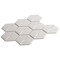 Andova Tiles Albin 3-in. x 4-in. 3D Hexagon Satin Porcelain Wall Mosaic Tile (0.79 Square Feet Per Box) ANDALB1366 - alternate 6