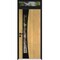 Vdomdoors Aluminum Door Cynex 6116 Black Entry Steel Metal Modern Painted W36xH80+12 Left Inswing CYNEX6116EXD-OAK-W36xH80+12-LH-I - alternate 1