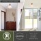 Vaxcel VAXCEL Huntley 12-in W Brass Farmhouse Schoolhouse Semi Flush Mount Ceiling Light White Glass C0261 - alternate 8
