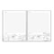 House Of Doolittle Doodle Notebook, Black & White Floral, 100 Pages, 7 in x 9 in, Hard Cover 781-90 - alternate 4