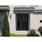Vdomdoors Front Exterior Prehung Steel Door Ronex0144 Grey 96 2 Sidelight Exterior Windows Sidelites Entry RONEX0144EXD-GRE-W12+36+12xH96-RH-I - alternate 7