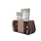 Homeroots Oak And Walnut Multi Tone Buffet With 3 Drawers 383918 - alternate 6