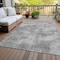 Homeroots 10' X 14' Gray Washable Indoor Outdoor Area Rug 598829 - alternate 7