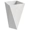 Leisuremod Aloe Handcrafted Fiberstone & MgO Clay Square Tapered Planter with Cover & Weather-Resistant AP29W - alternate 1