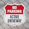 Signmission No Parking Shield Sign Active Driveway, 6 inch X 6 inch, Plastic Sign, 2PK SHI-P-2PACK-6-397 - alternate 5