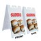 Signmission Sliders, A-Frame & 2 Decals Installed, Heavy-Duty Plastic Frame SBHD-D-2436-Sliders - alternate 5