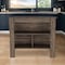 Homeroots Dark Brown and Brown 41in Kitchen Island With Storage 474092 - alternate 6