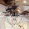 Jonathan Y Joanna 52" 3-Light Bronze Crystal LED Ceiling Fan With Remote, Oil Rubbed Bronze JYL9702A - alternate 12