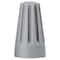 Gardner Bender WireGard 1 Wire Connector, 22 to 16 AWG Wire, Steel Contact, Polypropylene Housing Material, Gray 19-001 - alternate 1