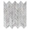 Apollo Tile Mirage 11x13 Crystal Sand Polished Marble Frosted White Wall and Floor Tile 4.9 sq ft/case, 5PK APLSAH88CV08A - alternate 1