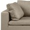 Homeroots 122" Beige Top Grain Leather Reclining Solid Wood Sofa 720406 - alternate 10
