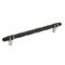 Amerock London 8 in 203 mm Center-to-Center Black Bronze/Satin Nickel Cabinet Pull BP36663BBRG10 - alternate 1